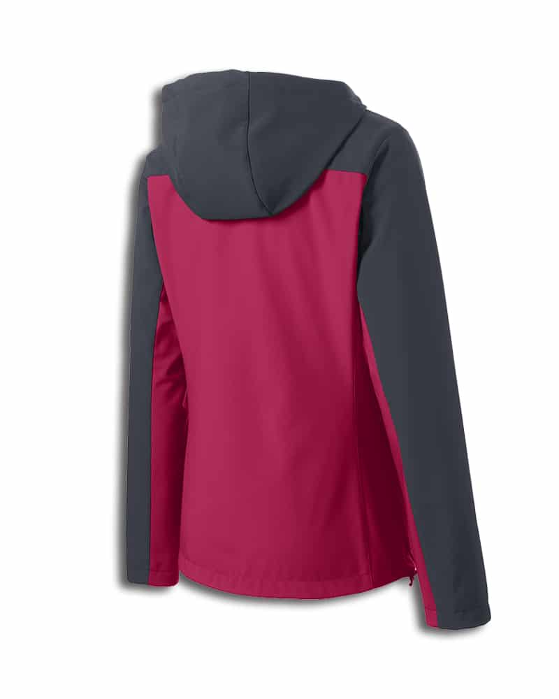 W JACLDarkFuchsiaBattleshiopGreyFormBack