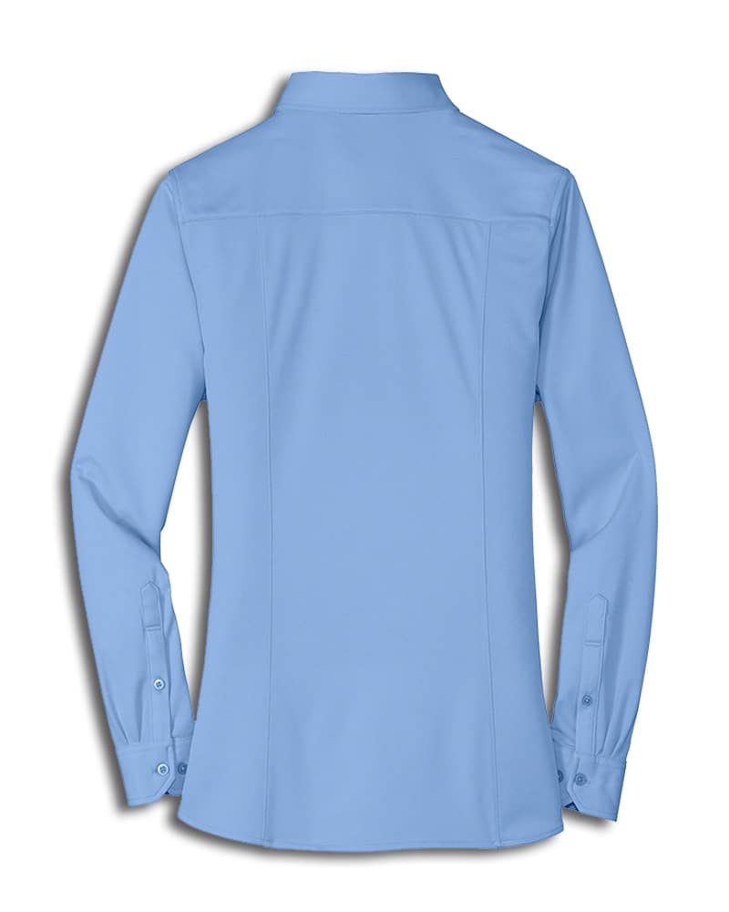 W SHILDressShirtBlueBackview