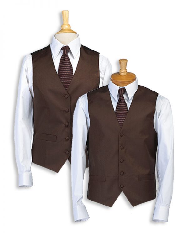Chocolate Stripe Bistro Vest