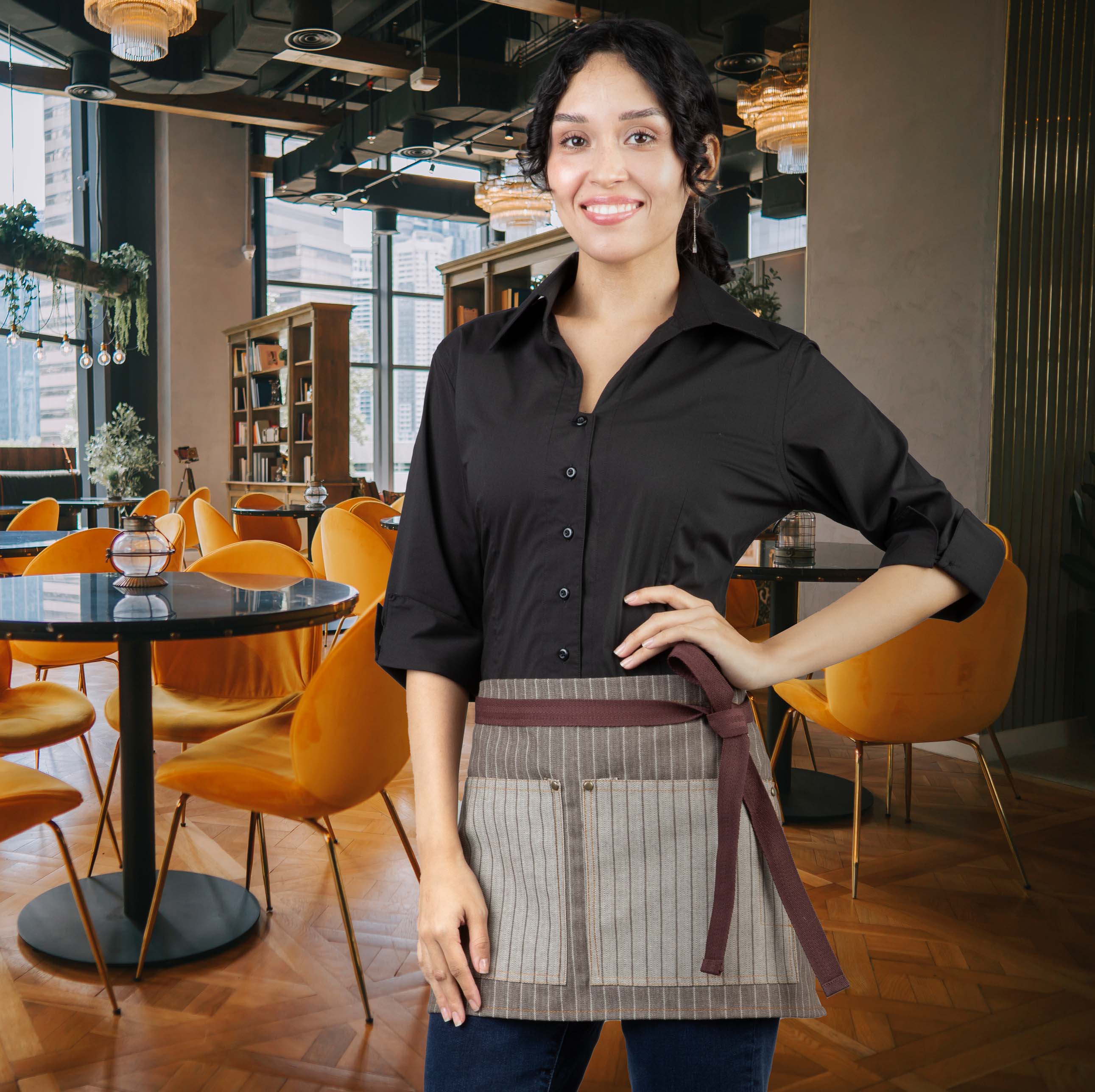 HEU_CAPR1003_BrownDenimStripe