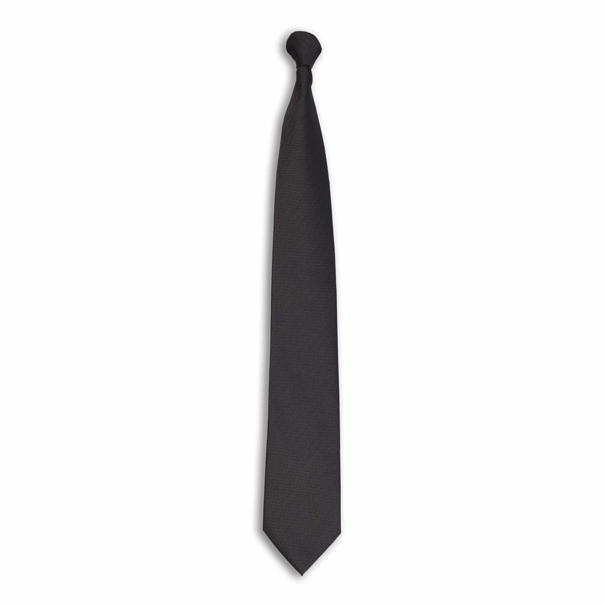 HerringboneTie Black