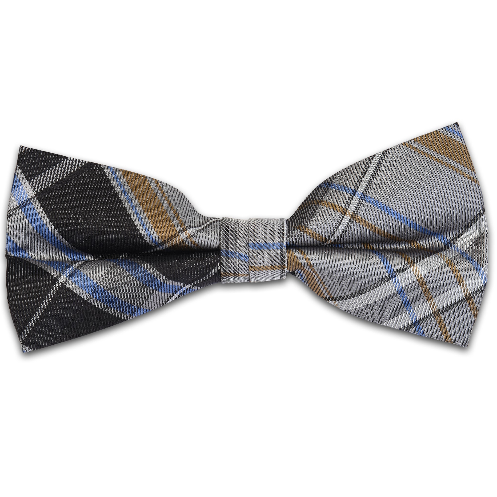 TartanPlaidTie Charcoal/GreySteel