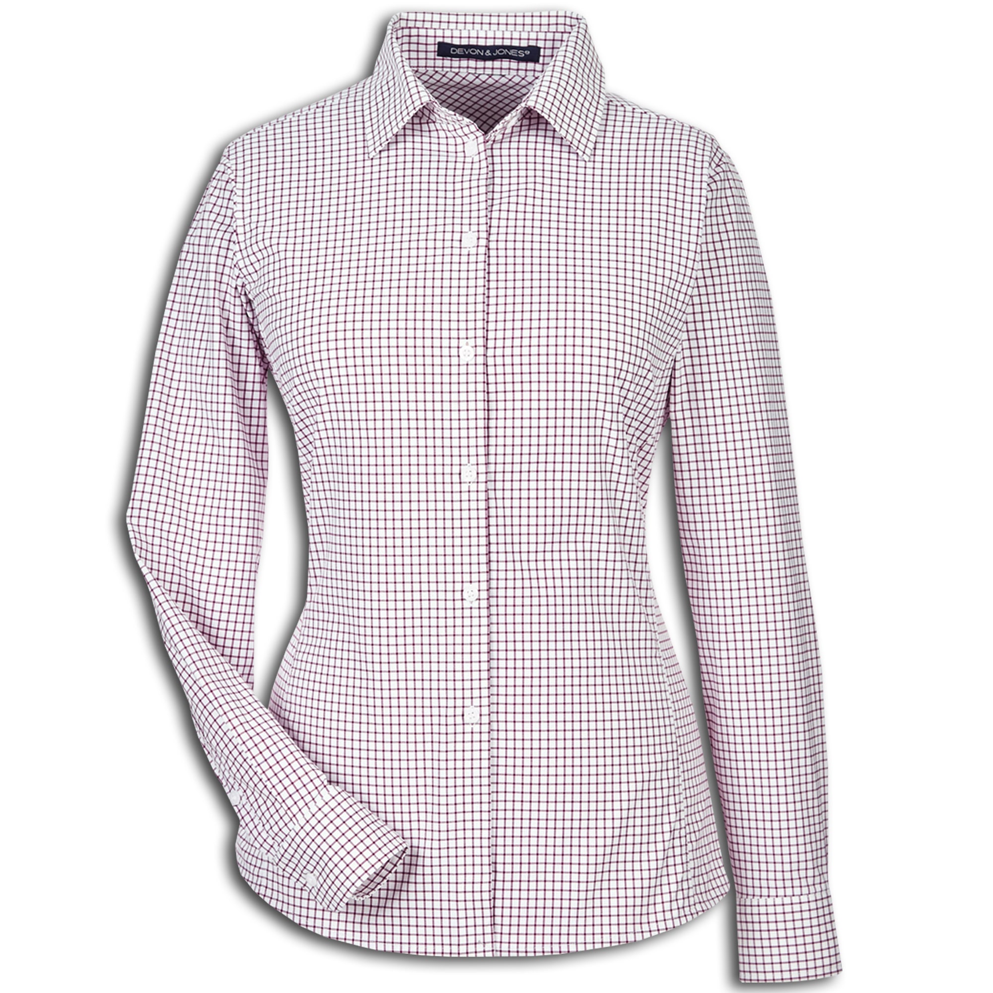 SHIDG540W-BURGANDY/WHT