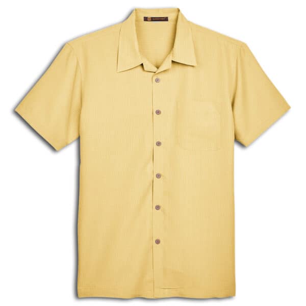 Harriton Barbados Textured Camp Shirt