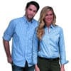 Men's and Women's Easy-Care Gingham Check Shirt
