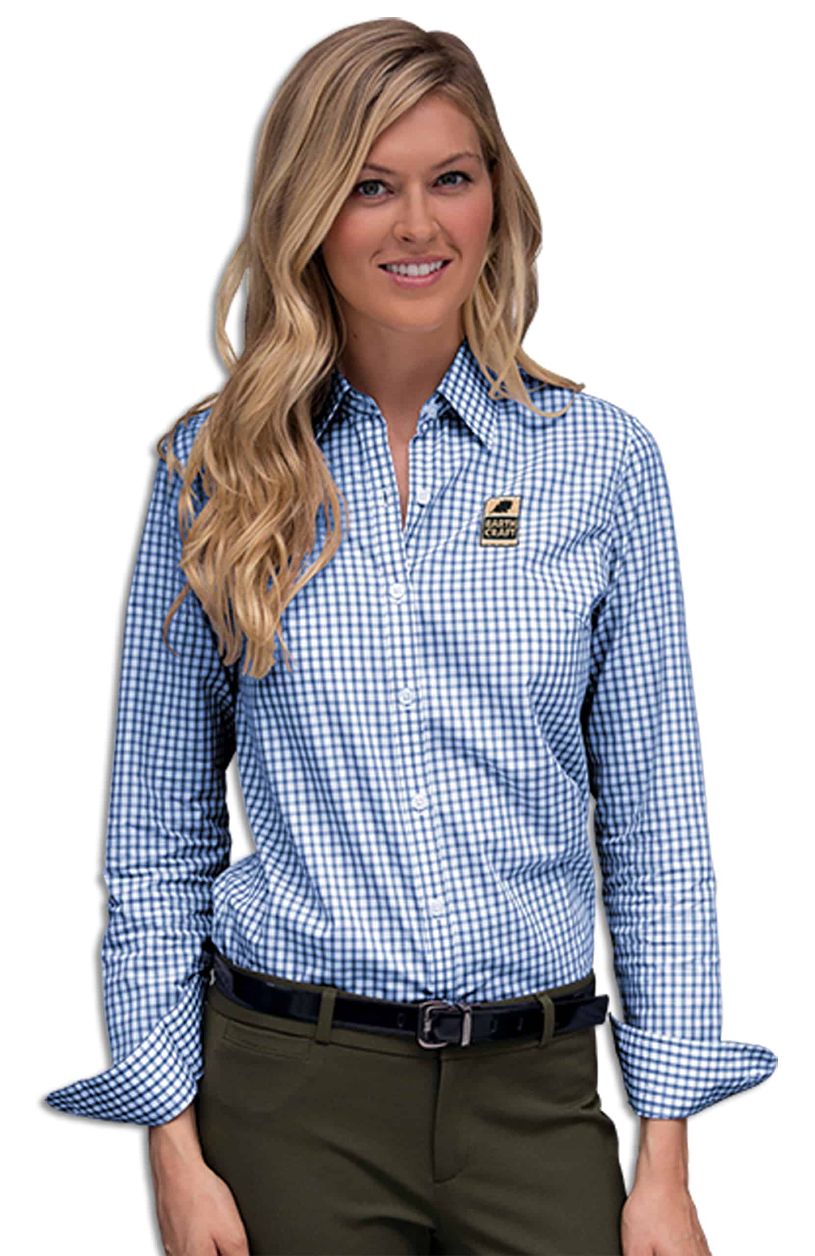 Women's Easy-Care Gingham Check Shirt