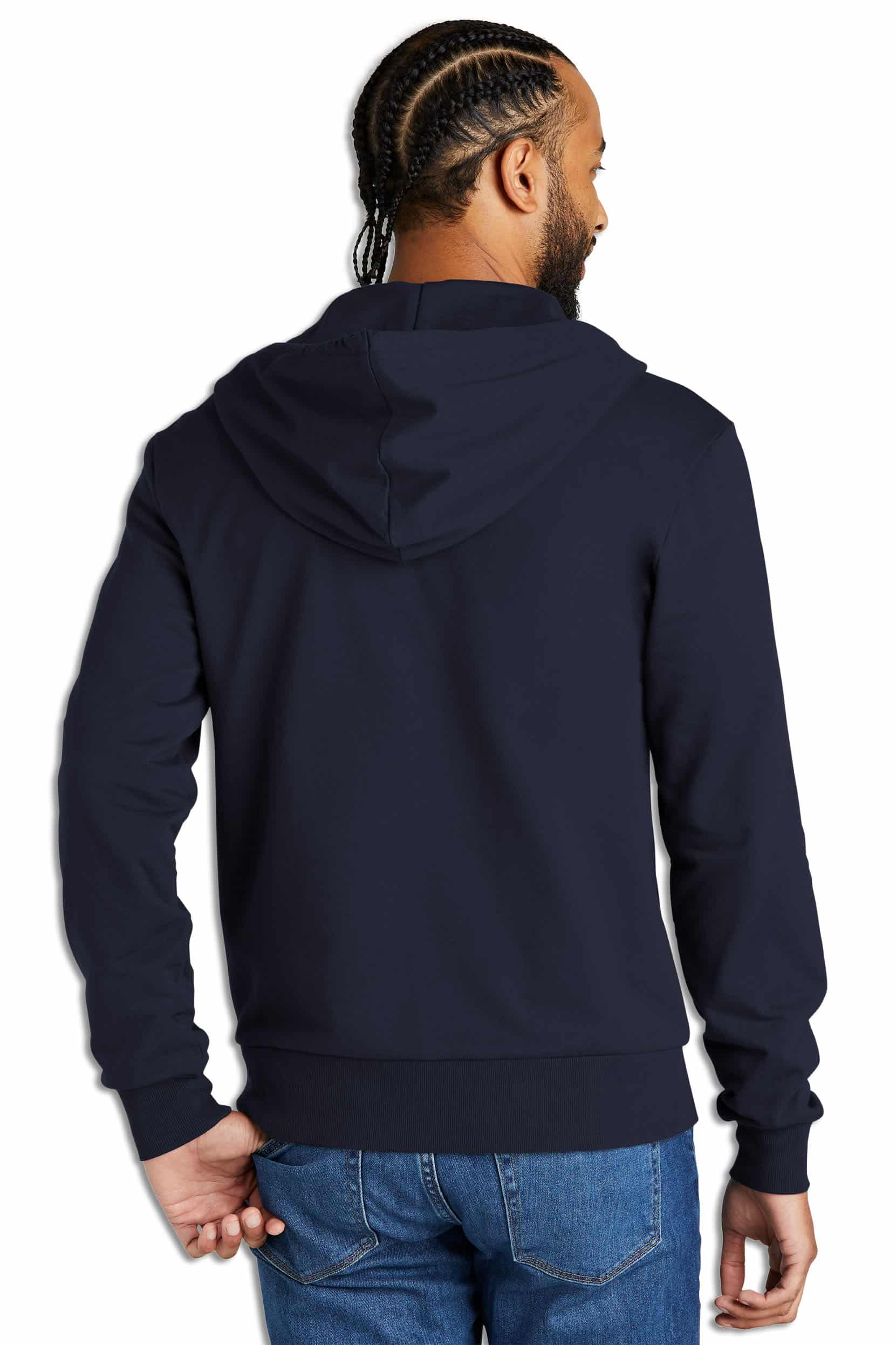 Unisex Organic French Terry Full-Zip Hoodie