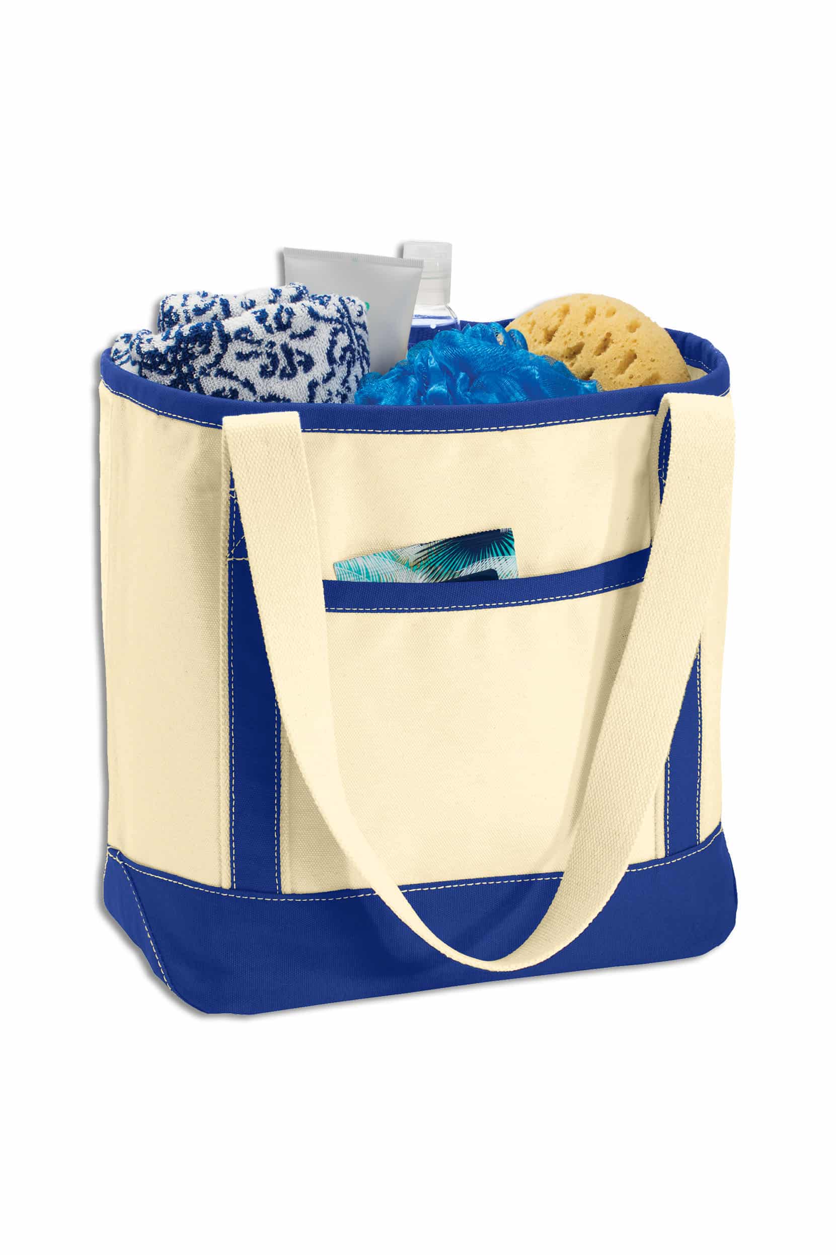 Medium Cotton Canvas Boat Tote
