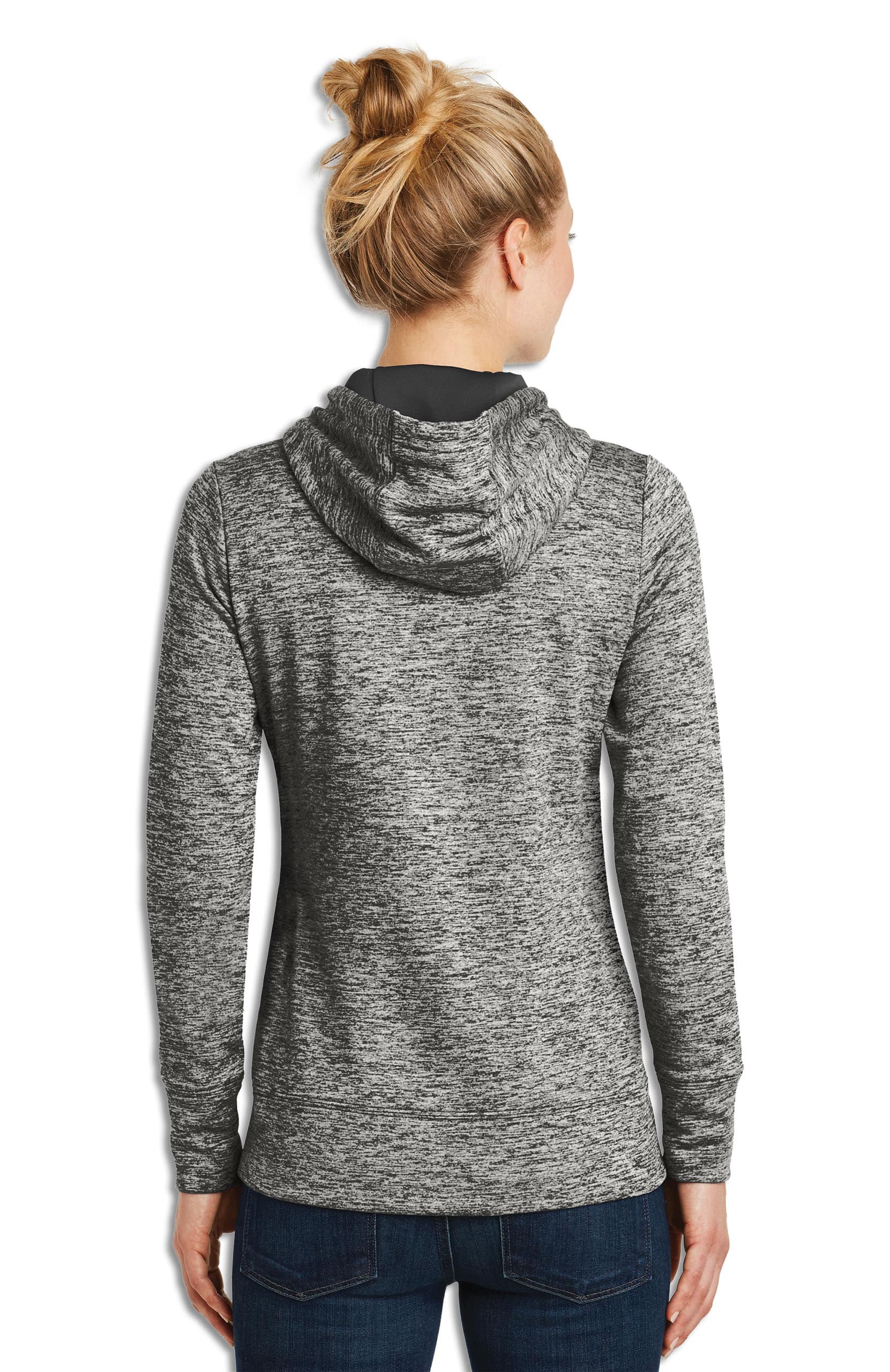 Women's PosiCharge® Electric Heather Fleece Hooded Pullover