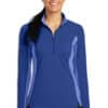 Women's Sport-Wick® Stretch Contrast 1/2-Zip Pullover