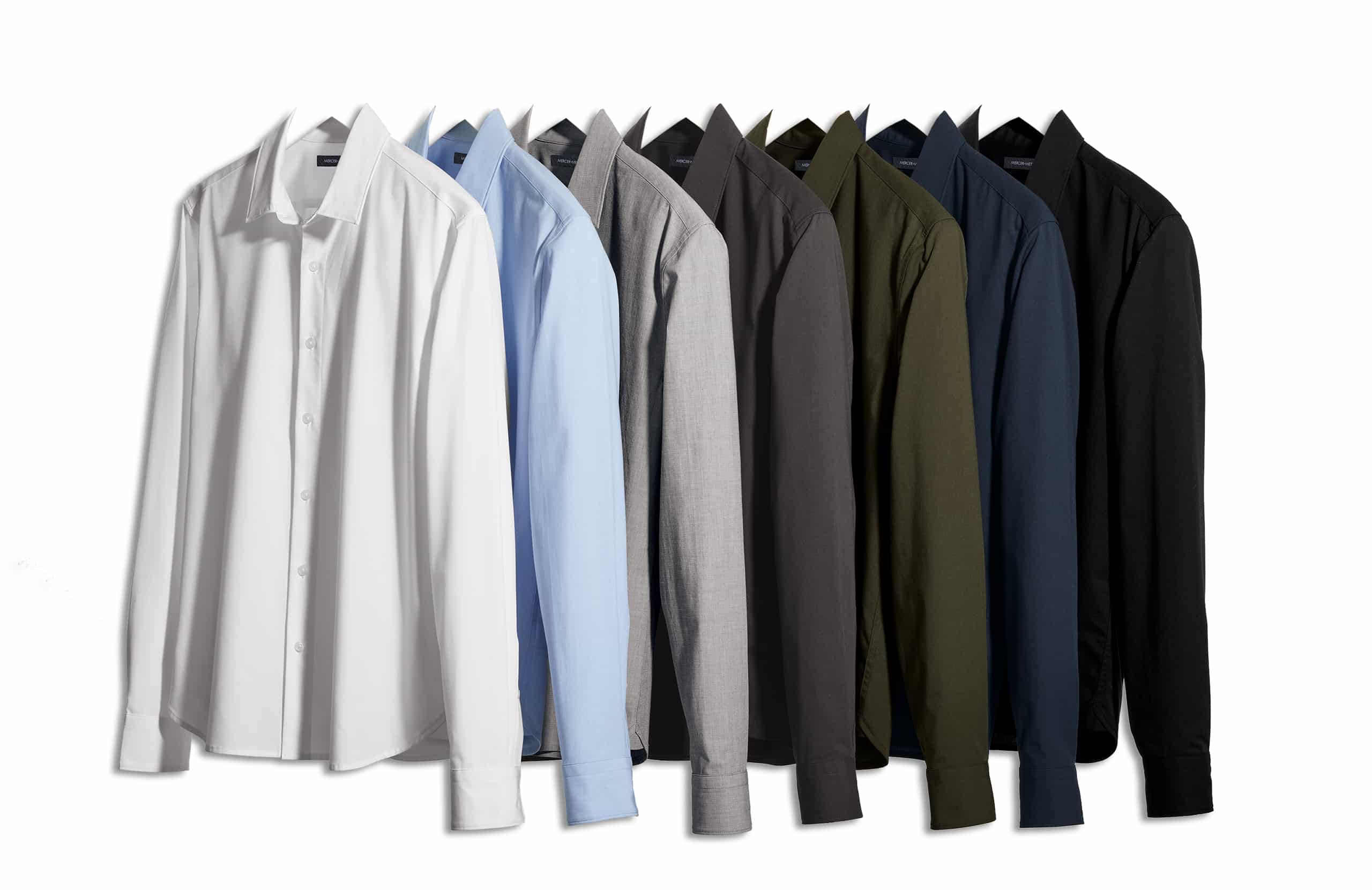 Long Sleeve Stretch Woven Shirt