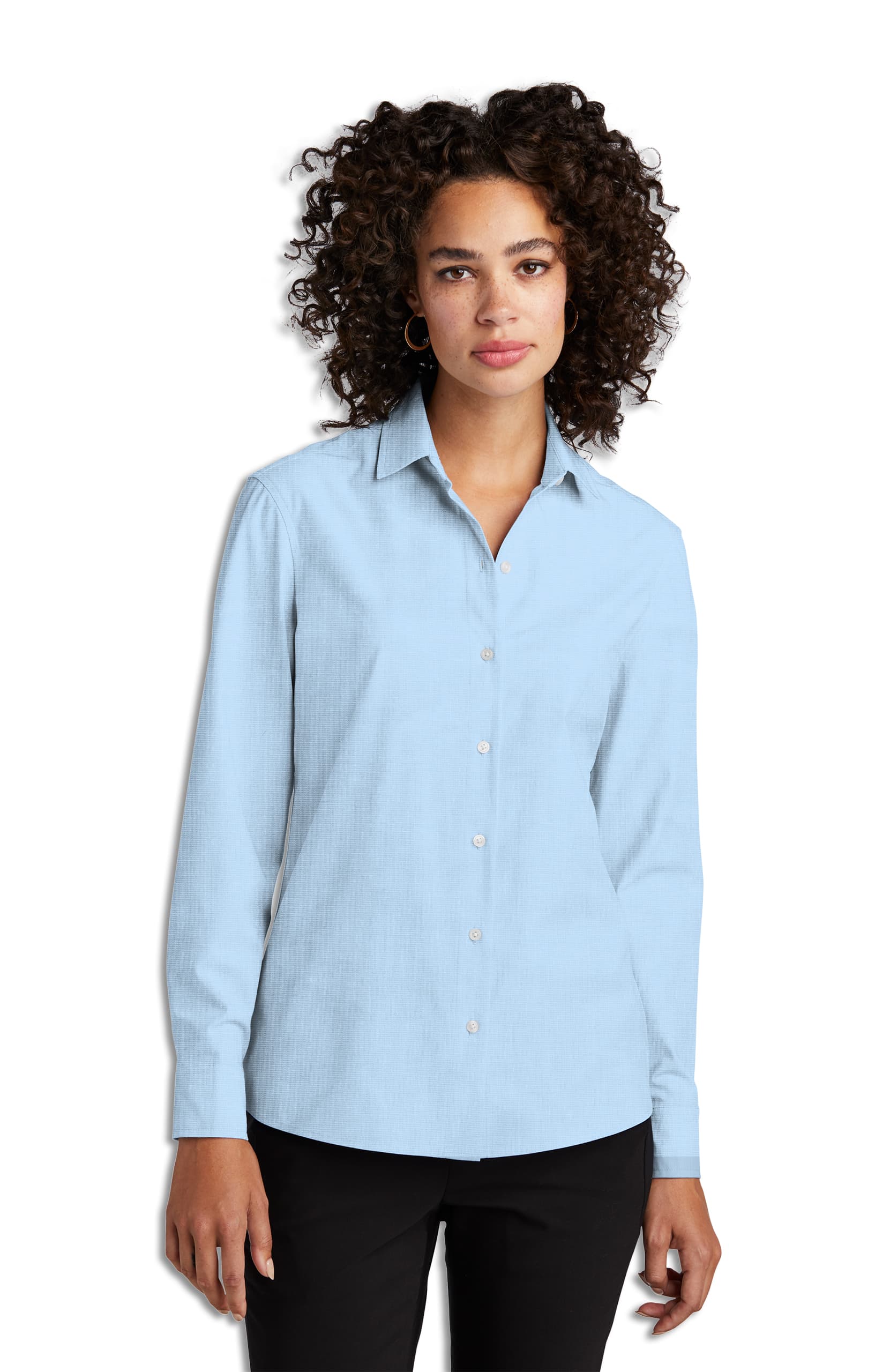 MERCER+METTLE™ Long Sleeve Stretch Woven Shirt | High End Uniforms