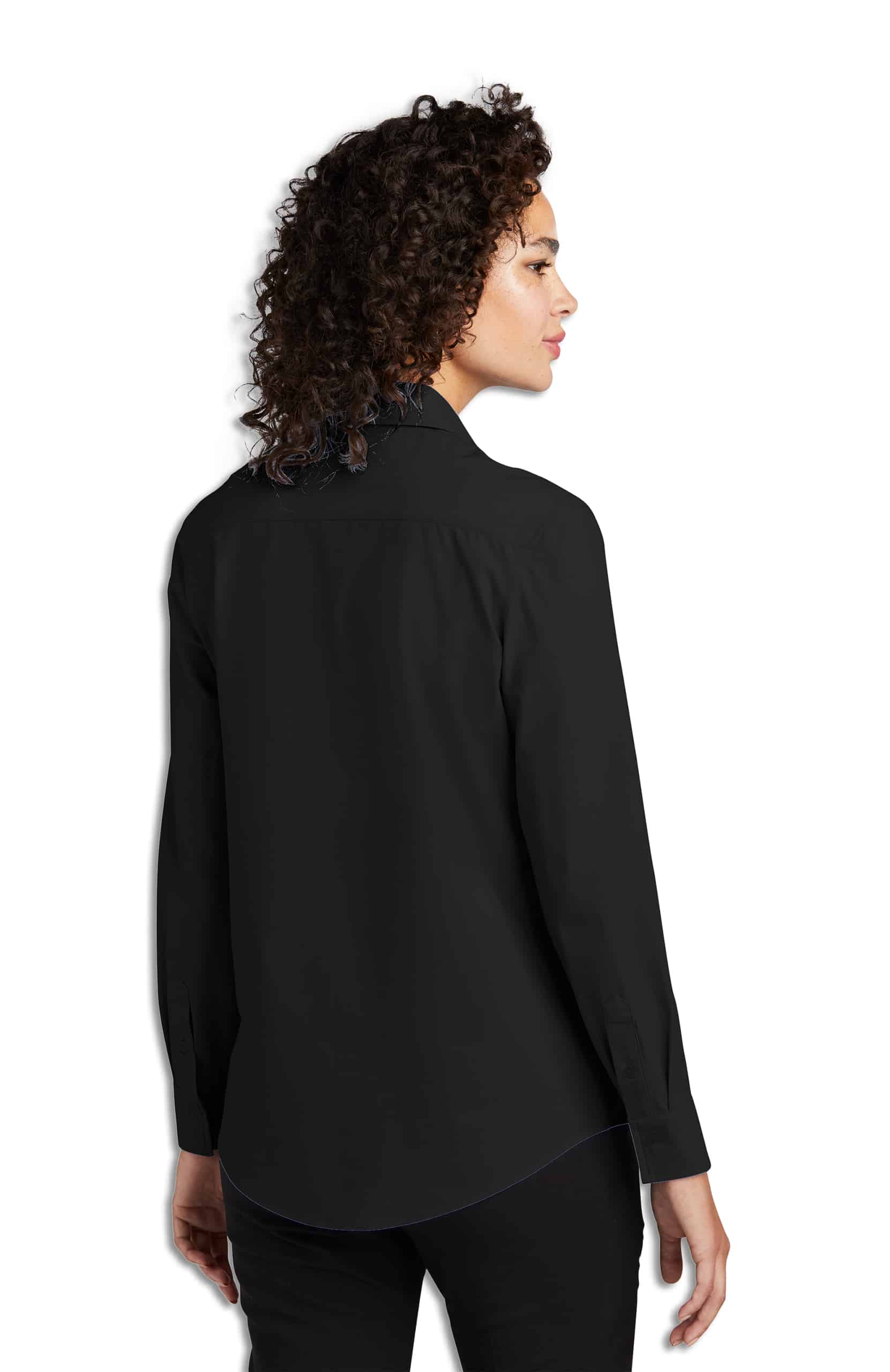 Long Sleeve Stretch Woven Shirt