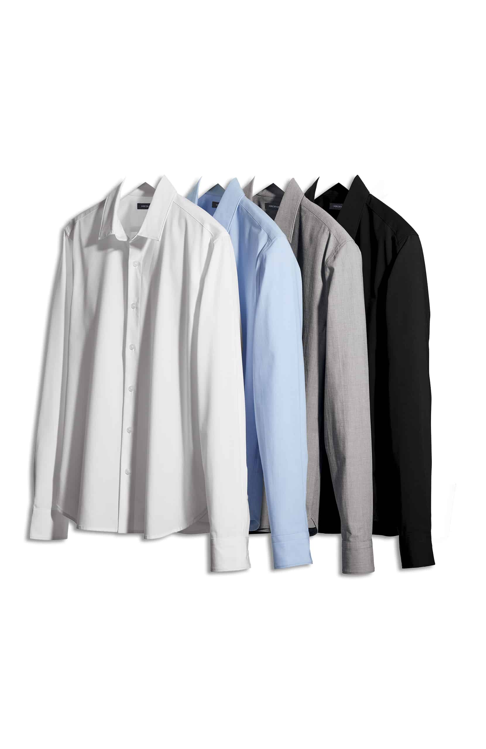MERCER+METTLE™ Long Sleeve Stretch Woven Shirt | High End Uniforms