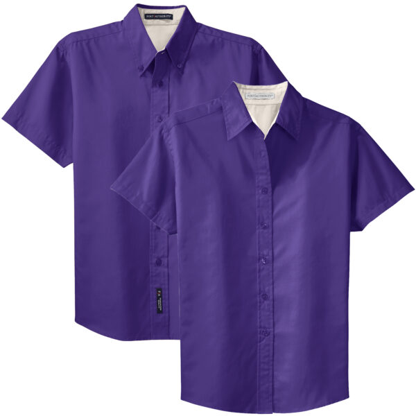 Men's & Women's Short Sleeve Easy Care Shirt
