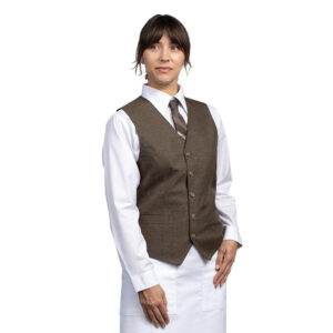 Women's Heather Chocolate Bistro Vest