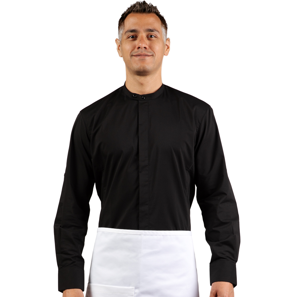 HEU_BandedCollar_black_Mens Cut