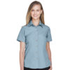 SHIM560W_Women's Barbados Textured Camp Shirt-cloudblue