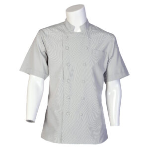 CHE2450-Unisex Pincord Chef Coat-Grey