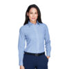 SHID645W_Women's_Banker_Stripe_Shirt-FrenchBlue