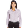SHIDG540W_Women's_Window_Pane_Shirt-Burgandy