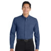 SHIS640_CrossHatch_Easy-Care-Shirt-DeepBlue