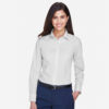 SHID640W_Women's_Gingham_Shirt-Silver