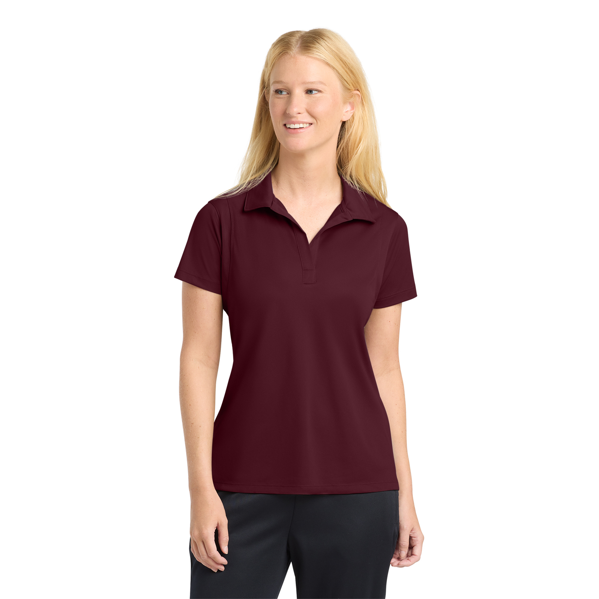 SHILST650MaroonModelFront