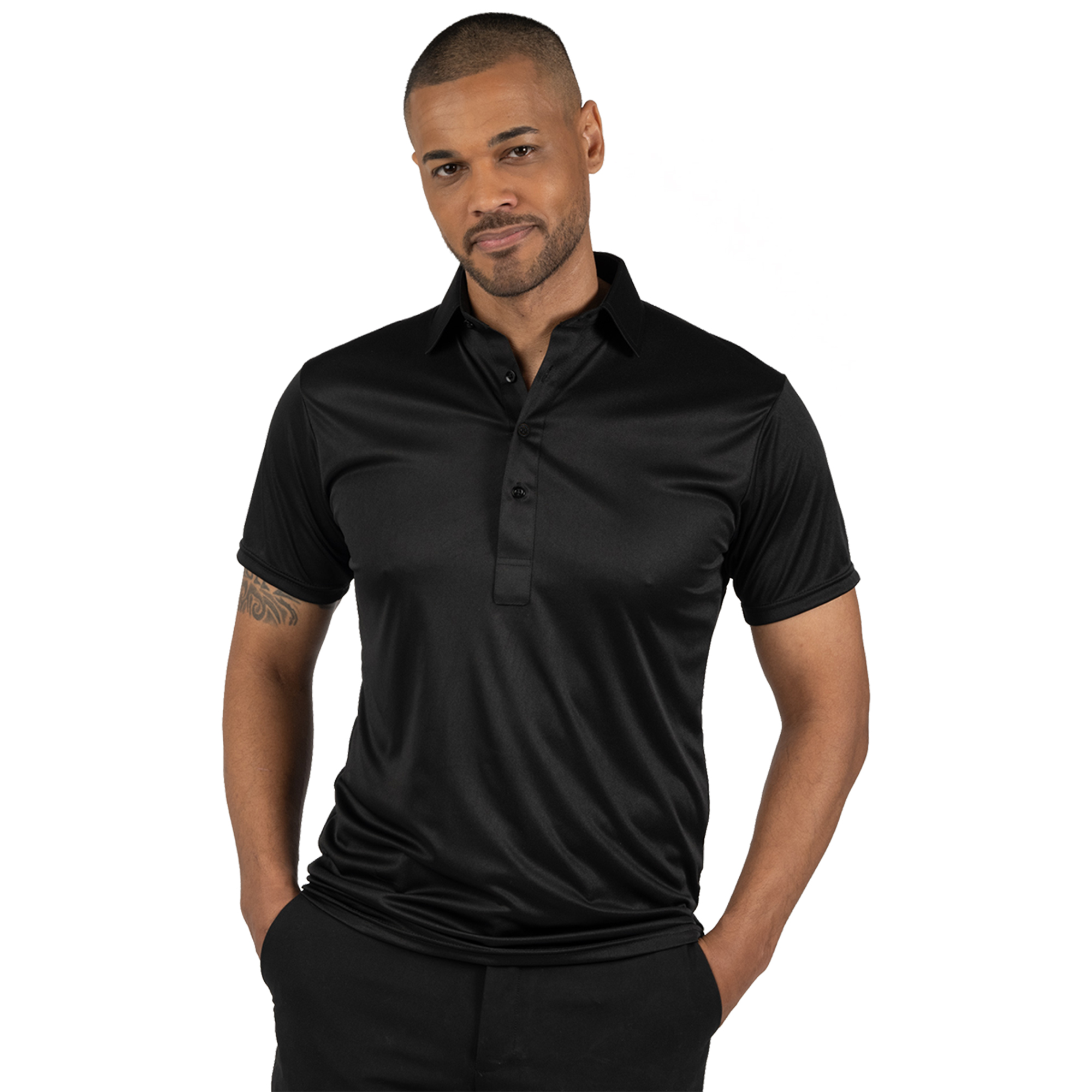 SHIBG7007BlackModelFront