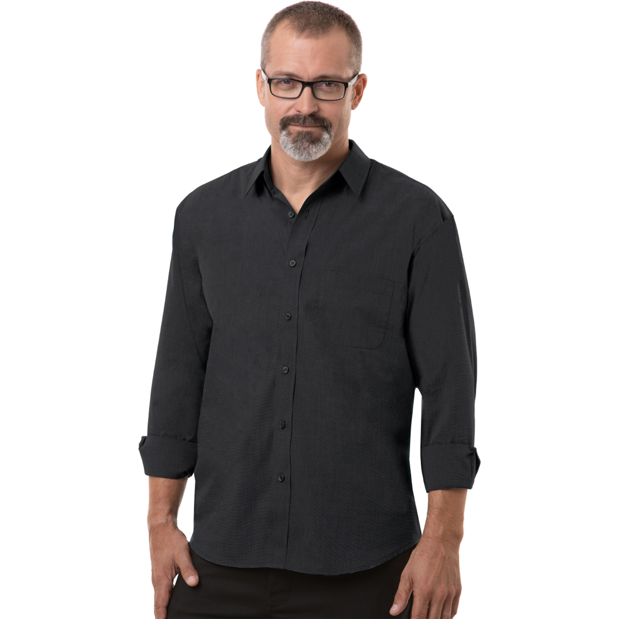 SHIBG8216BlackModelFront