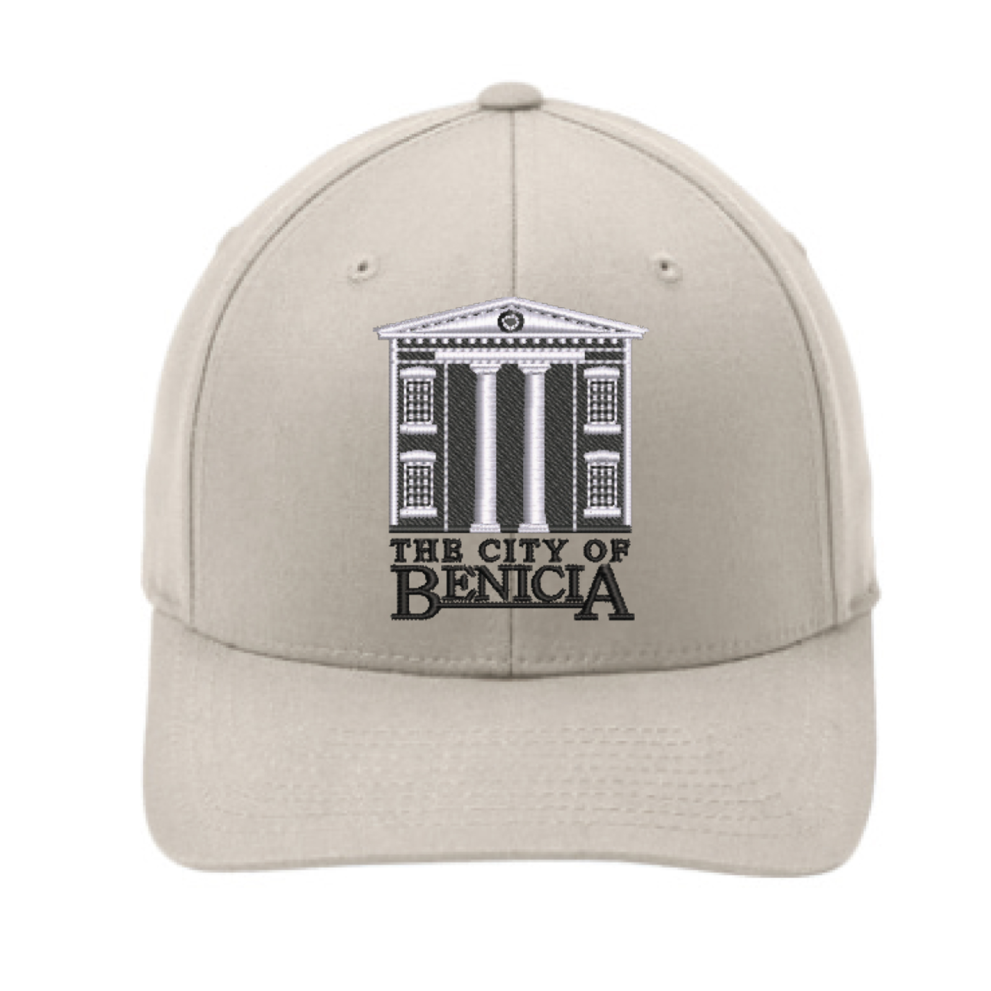 PA Flex Fit Cotton Twill Cap w/City of Benicia Logo Front & Development Services Back